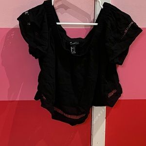 Forever 21: black crop top